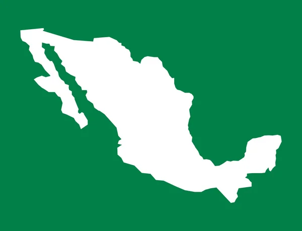 México Mapa — Vector de stock