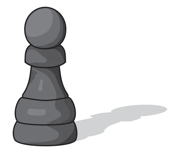 Pěšec šachové ilustrace — Stockový vektor