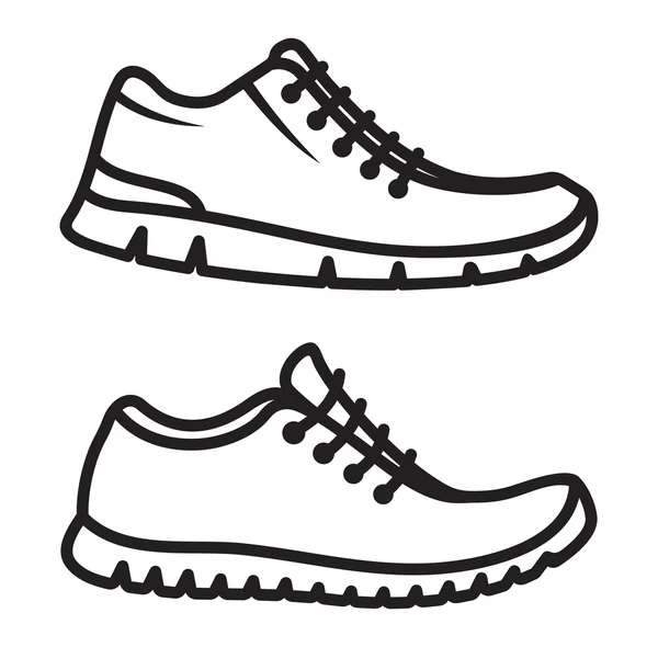 Running Shoe Clipart Black And White