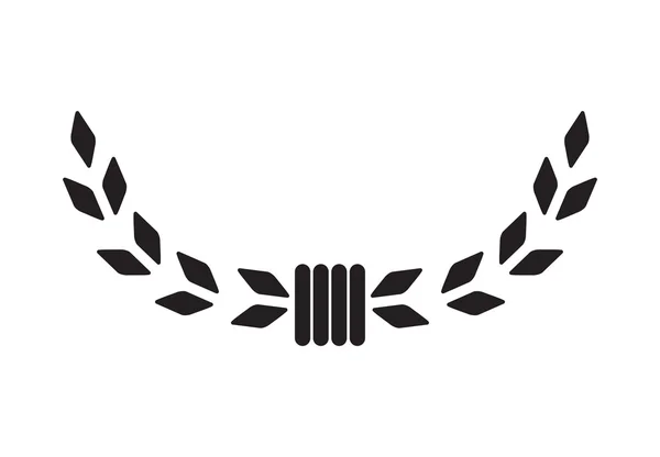 Laurel wreath vector icon — Stock Vector