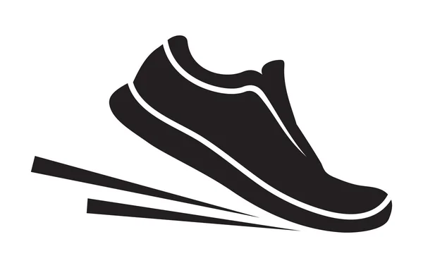 Zapatillas de correr icono — Vector de stock