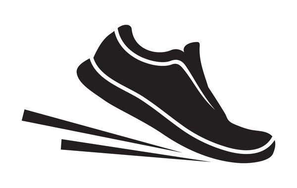 Running shoes icon