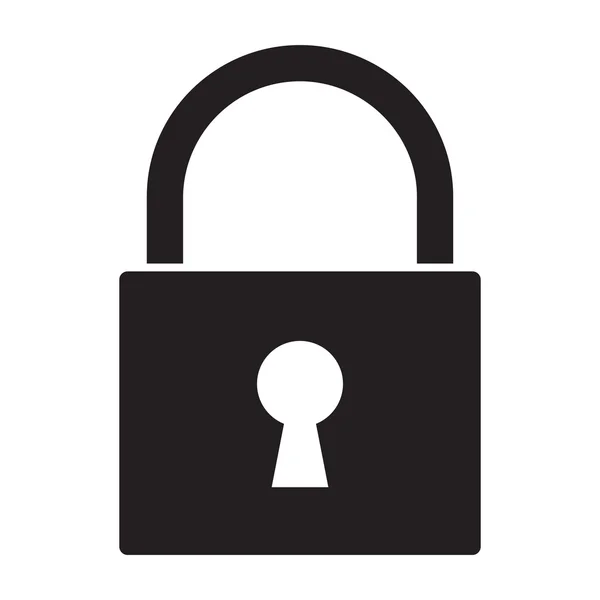 Lock vector icon — Stock Vector