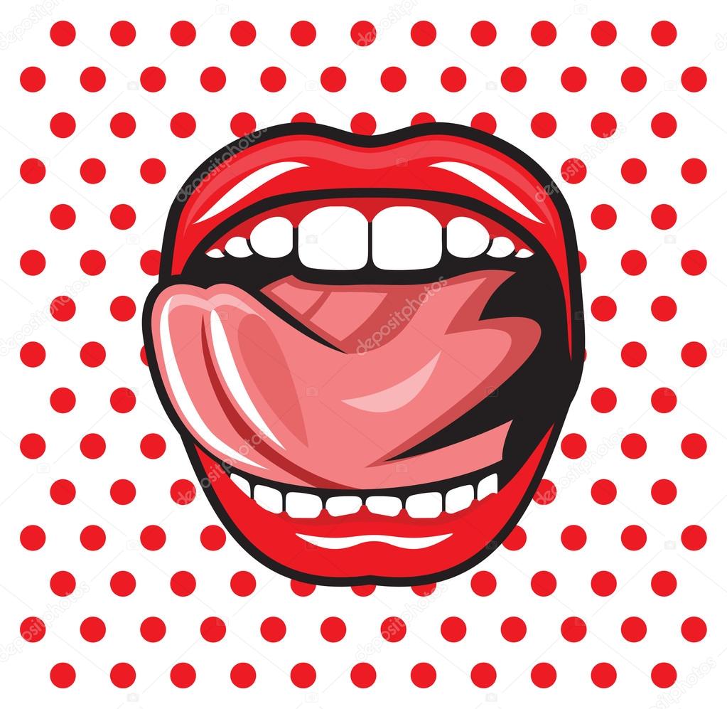 Tongue and lips