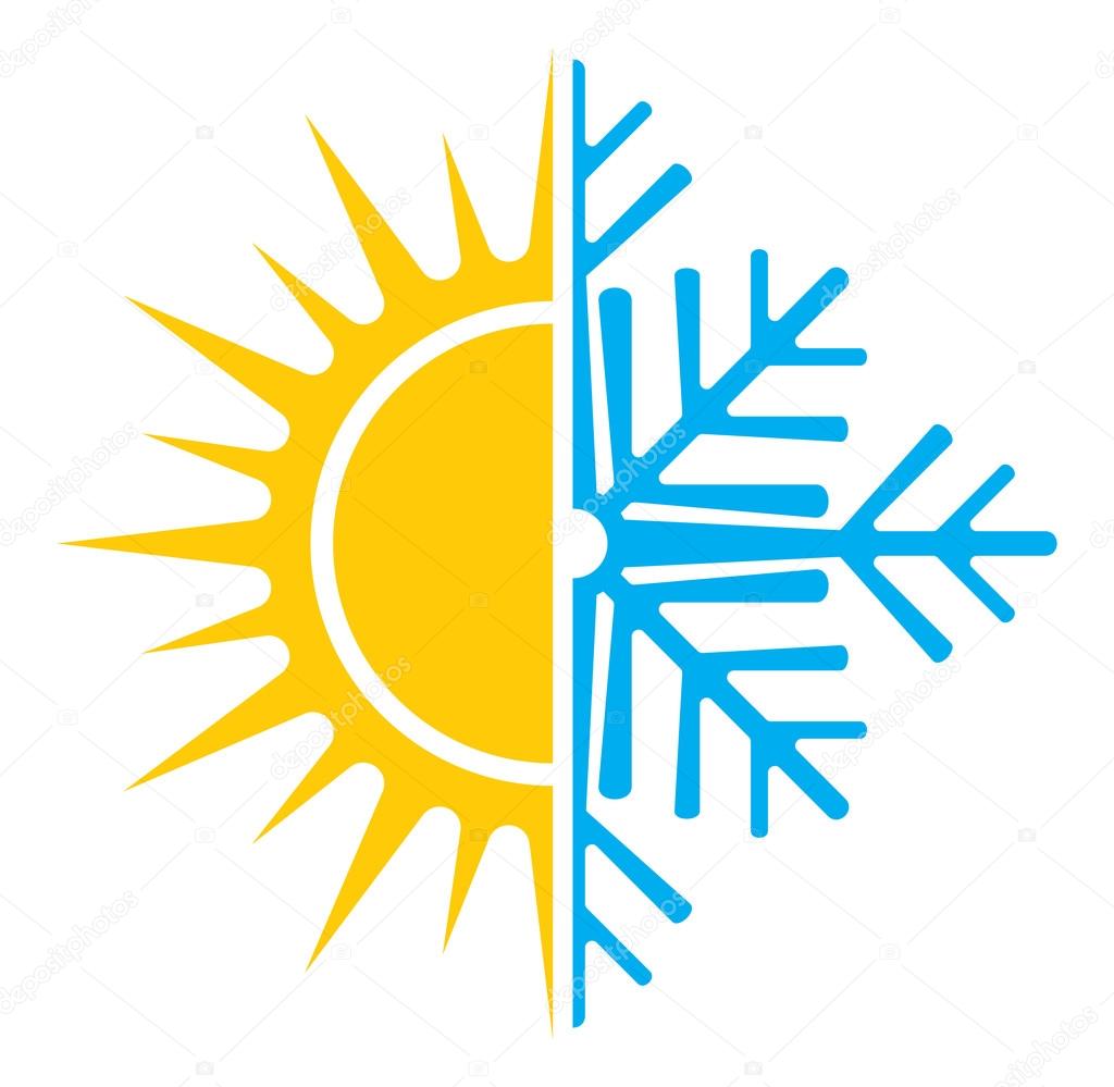 Air conditioning vector icon - summer winter Stock Vector by ...