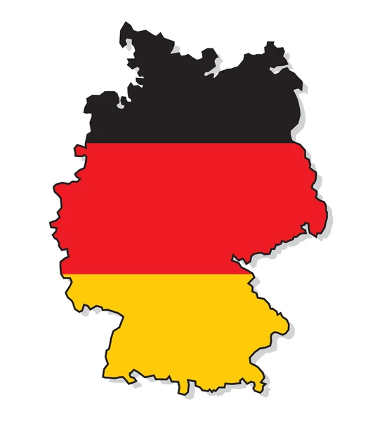 Germany map — Stock Vector
