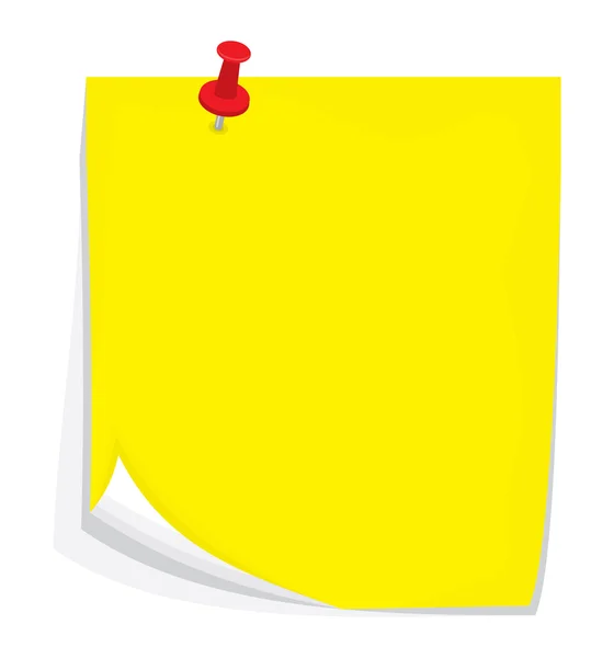 Vector sticky note — Stock Vector