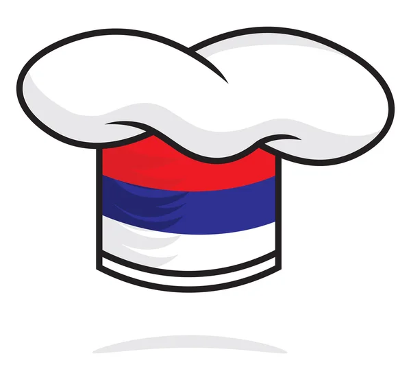 Serbian chef hat — Stock Vector