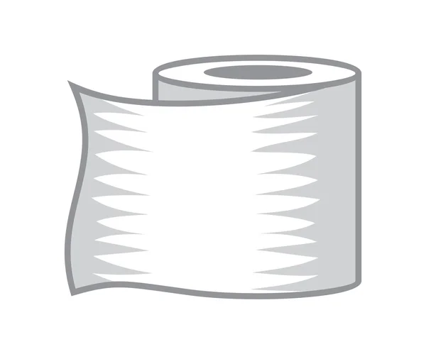 Toilet paper vector icon — Stock Vector