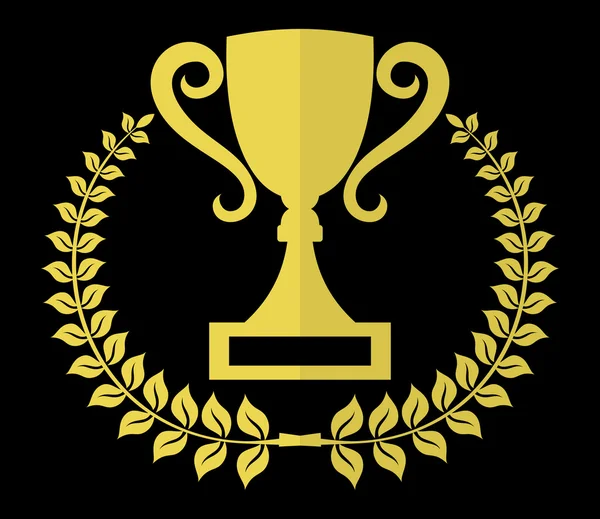 Icône vectorielle trophée — Image vectorielle