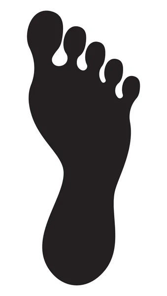 Símbolo do pé - impressão do pé lgbt flag —  Vetores de Stock