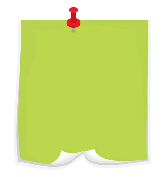 Vector sticky note — Stock Vector