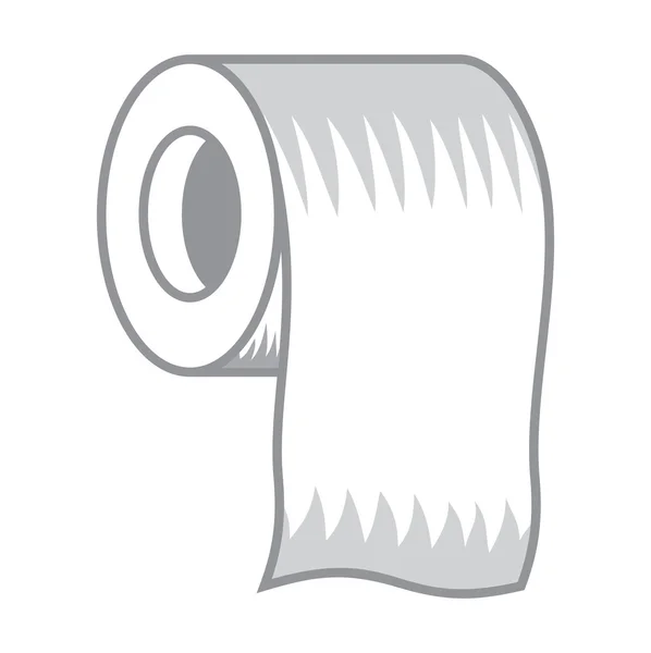 Toilet papier vector pictogram — Stockvector