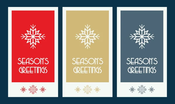 Seasons greetings — Stock Vector