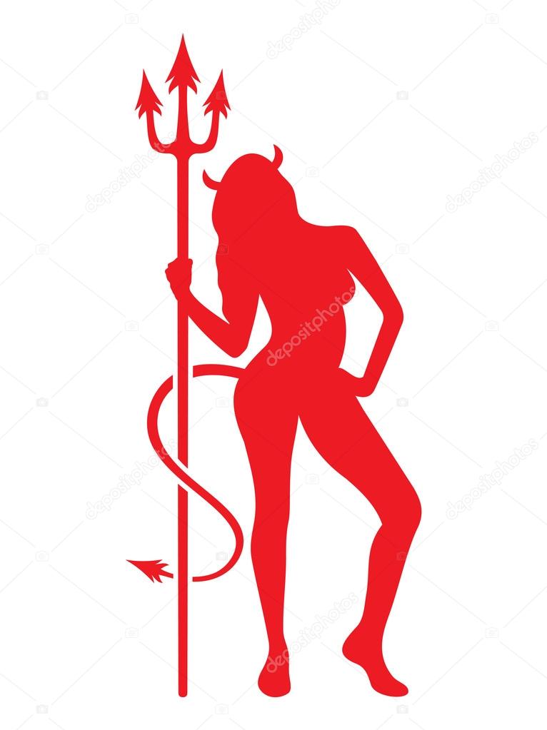 Devil woman Stock Illustration by ©branchecarica #83617122