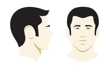 Erkekler vektör çizim simgesi