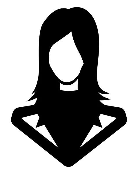 Woman icon - avatar — Stock Vector