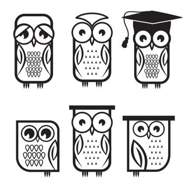 Vektör baykuş toplama