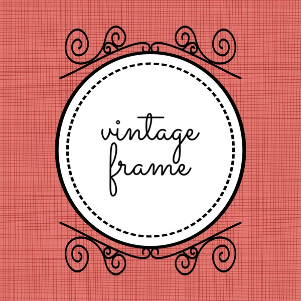 Cadre vintage — Image vectorielle