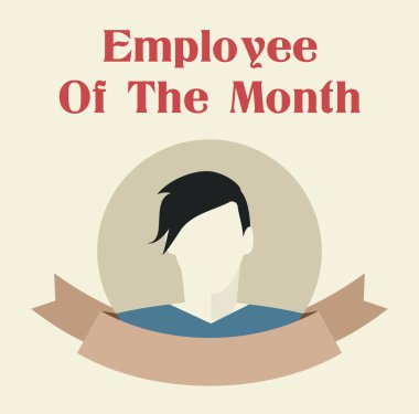 Employee of the month clipart