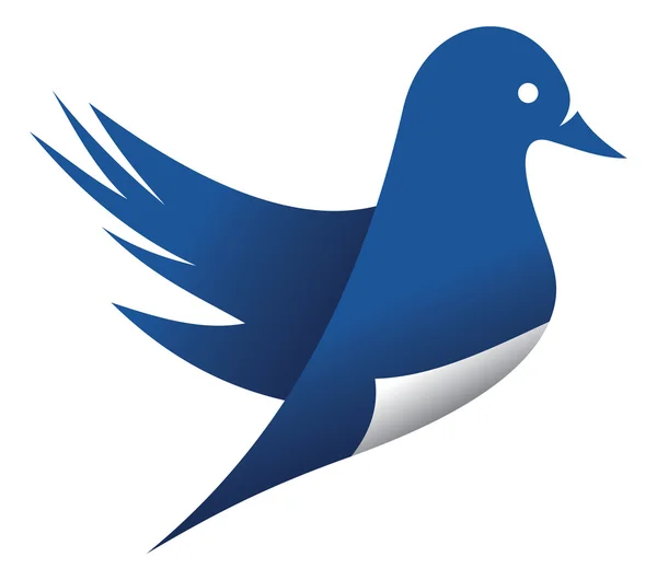 Vector bird icon — Stock Vector