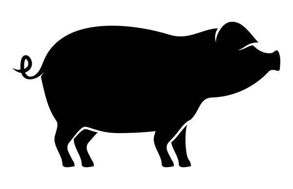 Pork vector icon — Stock Vector