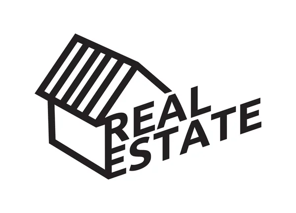 Real estate vector icon — Stock Vector