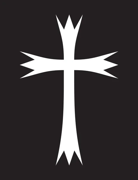 Ilustración vectorial de la cruz — Archivo Imágenes Vectoriales