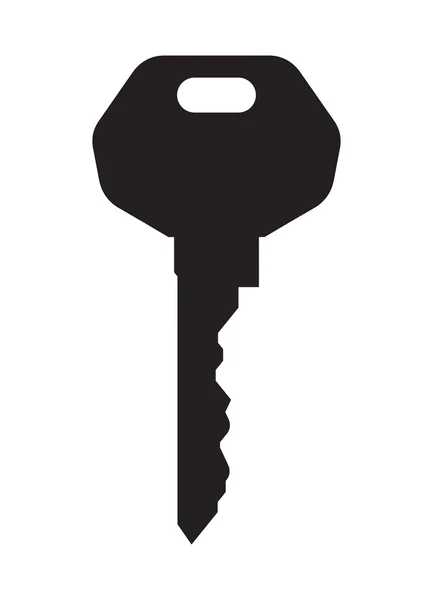 Vector illustration of the key — Stock Vector