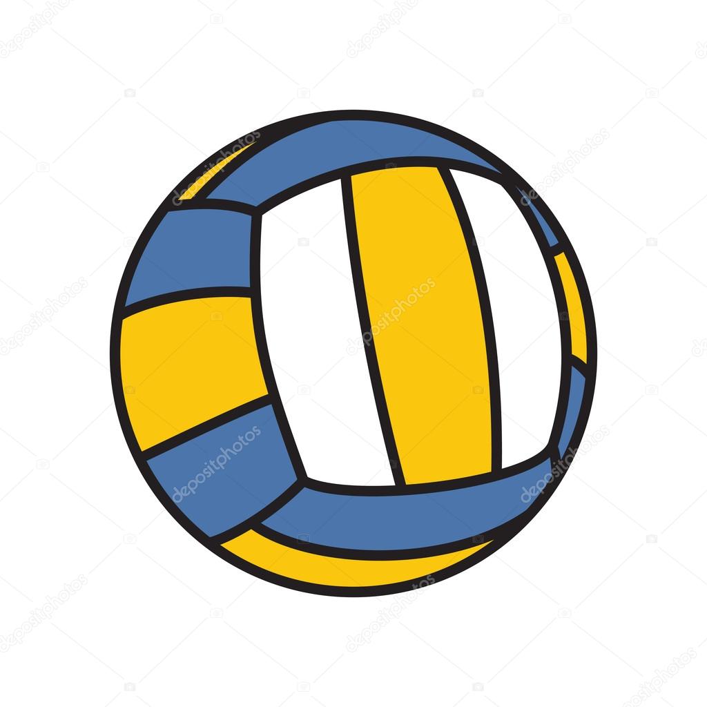 Vector illustration of the volleyball ball Stock Vector by ©branchecarica  98477672, image size:1024x1024