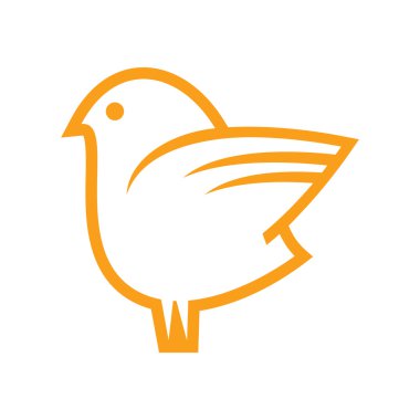 Doodle kuş vektör simgeler