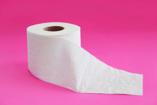 Papel Higiénico Blanco Suave Para Cuidado — Foto de Stock