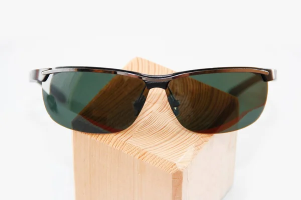 Men Sunglasses Black Plastic Frames — Stock Photo, Image