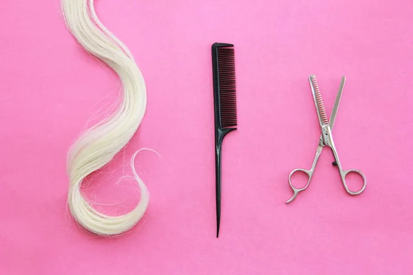 Disheveled Lock Hair Hairdressing Clipper — Photo