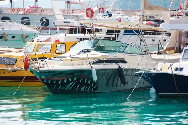 Antalya Türkei Juni 2020 Vergnügungsboote Und Yachten Auf See — Stockfoto