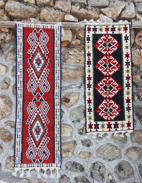 Antalya Turkey May 2021 Old Turkish Carpets Oriental Ornaments — 图库照片