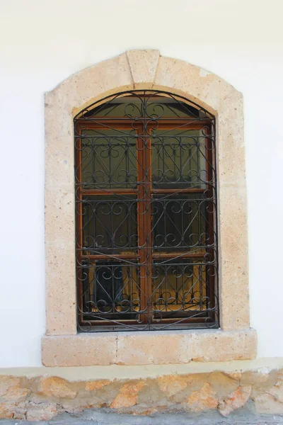 Antalya Turkey May 2021 Antique Windows Wooden Frames — Stock Photo, Image