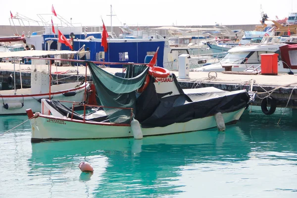 Анталья Турция Мая 2021 Года Лодки Яхты Голубом Море — стоковое фото
