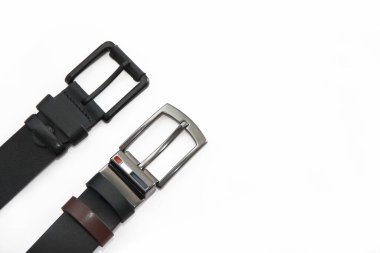 Metal tokalı siyah erkek kuşağı