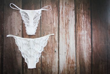 Dantelli kadın iç çamaşırı.
