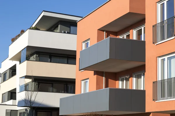 Modern appartementencomplex — Stockfoto