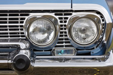 Franken, Almanya, 21 Haziran 2015: ön ayrıntılı bir Chevrolet Impala araba