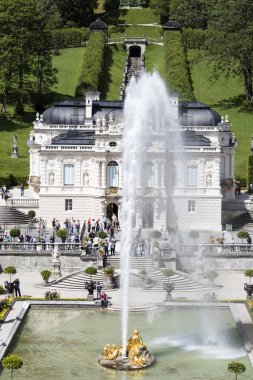 Ettal, Almanya, 23 Temmuz 2015: kale Linderhof Bavyera a