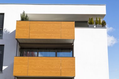 Yeni daire dış, modern mimari