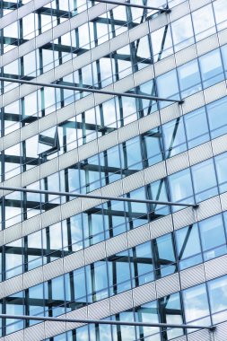 Modern cam bina, tonlu görüntü