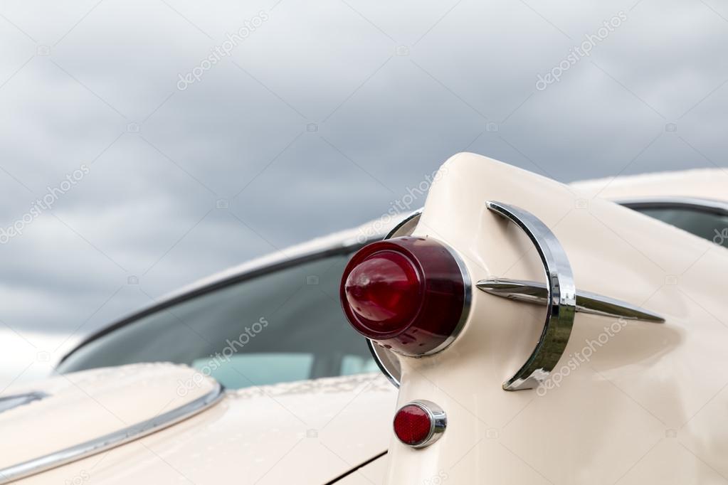 Tail Light of a Classic Car   