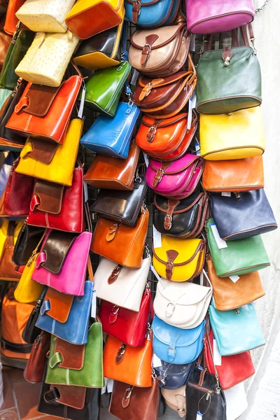 Ladies leather handbags — Stock Photo, Image