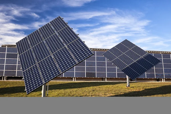 Solar Panel Electric System — Stock Photo, Image