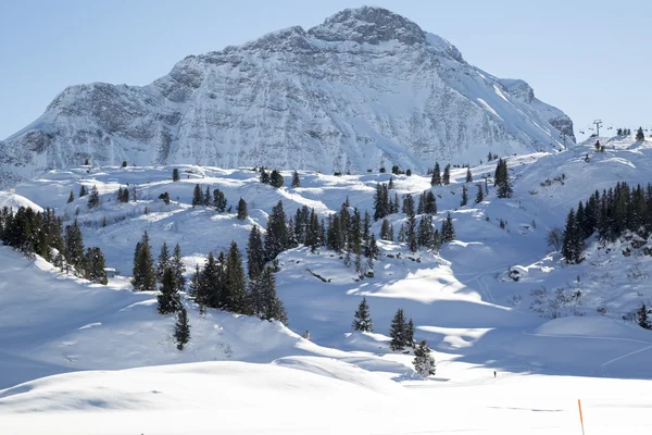 Alpes dans la neige, Autriche — Photo