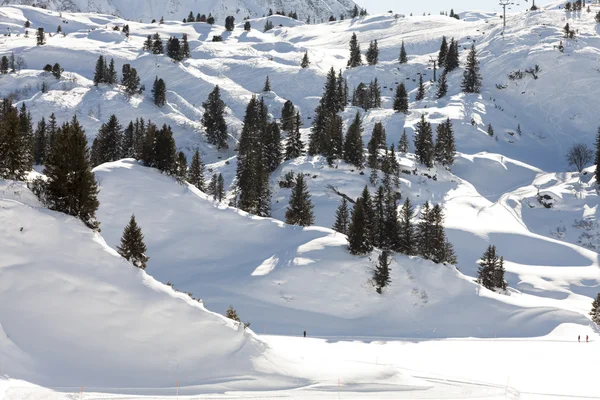 Alpi nella neve, Baviera, Germania — Foto Stock